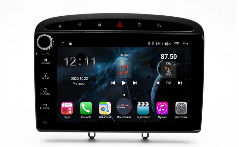 Штатная магнитола FarCar s400 для Peugeot 308/408 на Android (H083RB) 2010-2012 1