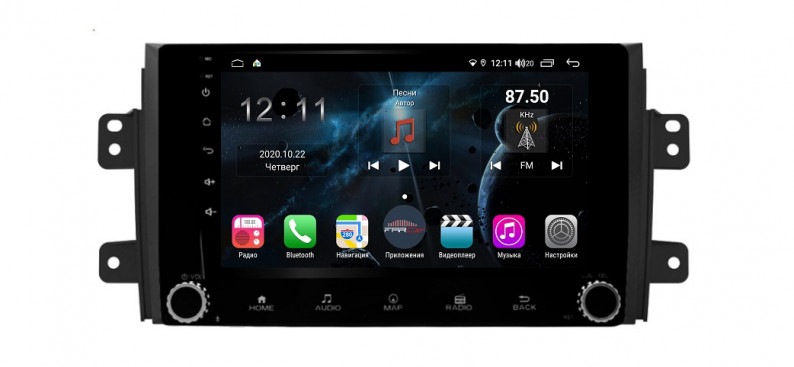 Штатная магнитола FarCar s400 для Suzuki Sx-4 на Android (H124RB) 1