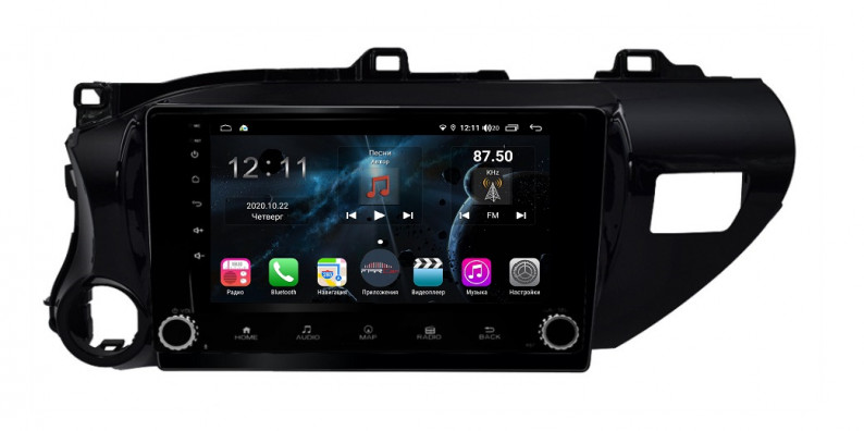Штатная магнитола FarCar s400 для Toyota Hilux на Android (H588/1077RB) 2015+ 1